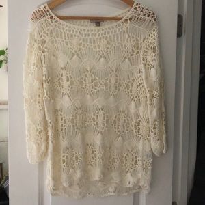 Women’s Cream Knit Top